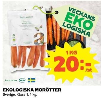 Coop Extra Ekologiska morötter erbjuda