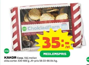 Coop Extra Kakor erbjuda