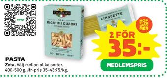 Coop Forum Pasta erbjuda
