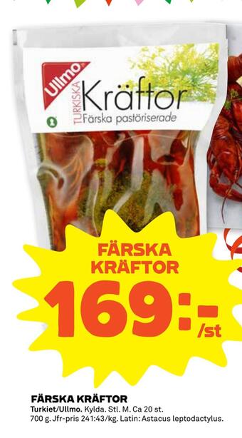 Coop Forum Färska kräftor erbjuda