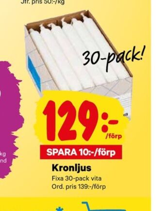 City Gross Fixa kronljus erbjuda
