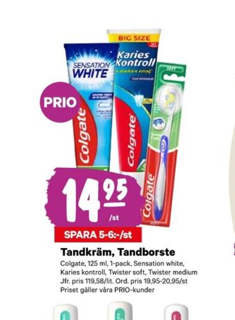 City Gross Colgate tandkräm erbjuda
