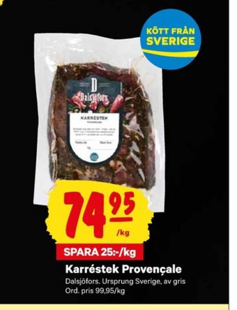 City Gross Dalsjöfors karré erbjuda