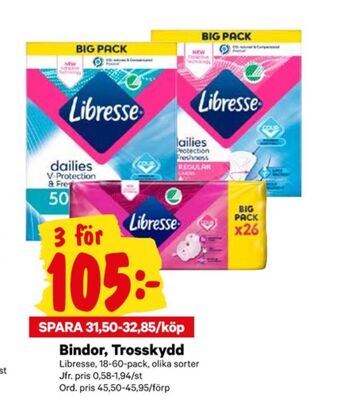 City Gross Libresse bindor erbjuda