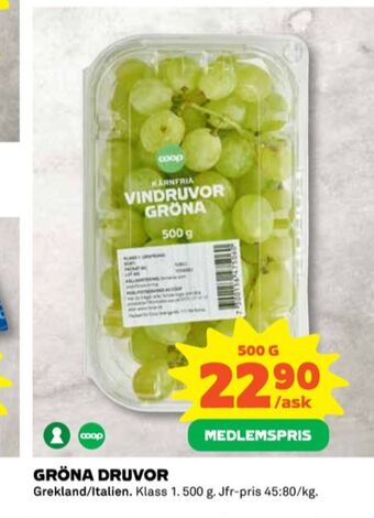 Coop Coop vindruvor erbjuda