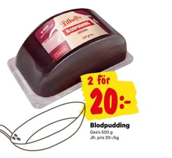 City Gross Geas blodpudding erbjuda