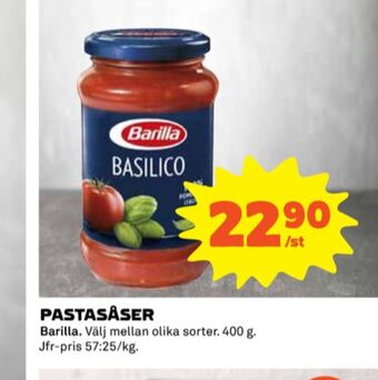 Coop Barilla pastasås erbjuda