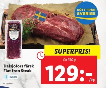 Lidl Dalsjöfors färsk Flat Iron Steak erbjuda