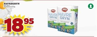 Matdax Axa havregryn erbjuda