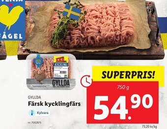 GYLLDA Färsk kycklingfärs