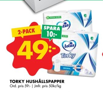 ÖoB Torky hushållspapper erbjuda