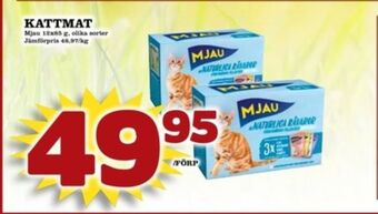 Matdax Mjau kattmat erbjuda