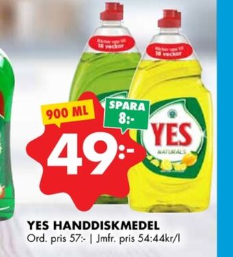 ÖoB Yes handdiskmedel erbjuda