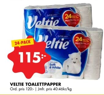 ÖoB Veltie toalettpapper erbjuda