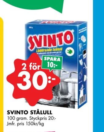 ÖoB Svinto tvålull erbjuda