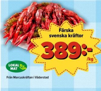 Östenssons Marcuskräftan kräftor erbjuda