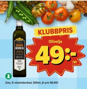 Östenssons Zeta olivolja erbjuda