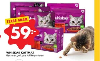 ÖoB Whiskas kattmat erbjuda