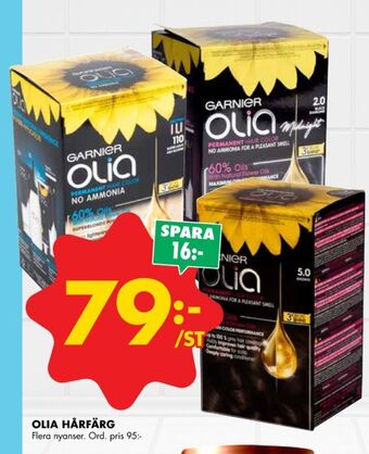 ÖoB Olia hårfärg erbjuda