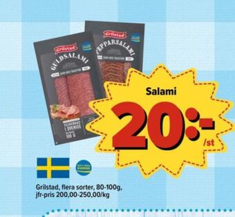 Östenssons Grilstad salami erbjuda