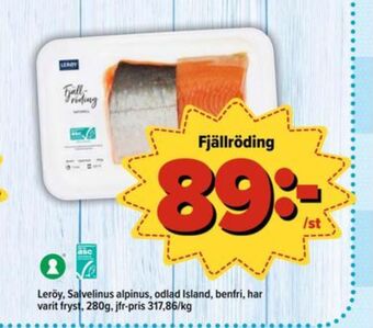 Östenssons Leröy fjällröding erbjuda