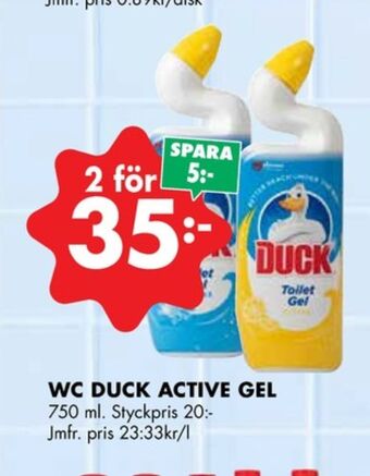 ÖoB Duck wc rent erbjuda