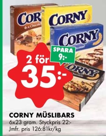ÖoB Corny bars erbjuda