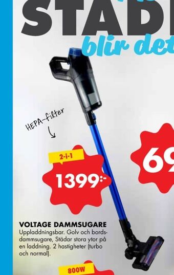 ÖoB Voltage dammsugare erbjuda