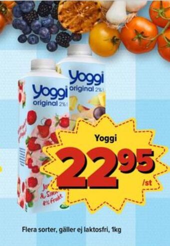 Östenssons Yoggi yoghurt erbjuda