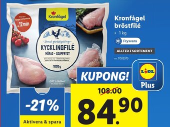 Lidl Kronfågel bröstfilé erbjuda