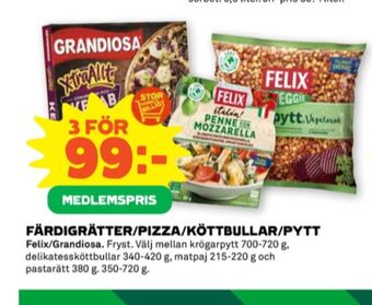 Stora Coop X-tra allt pizza erbjuda