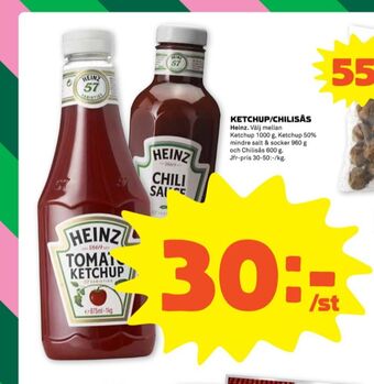 Stora Coop Heinz ketchup erbjuda