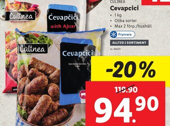 Lidl CULINEA Cevapcici erbjuda