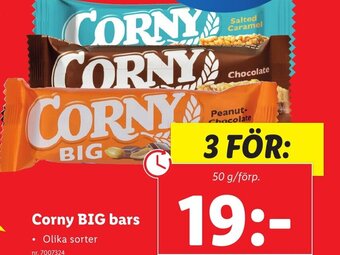 Lidl Corny BIG bars erbjuda