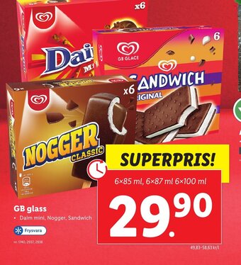 Lidl GB glass erbjuda