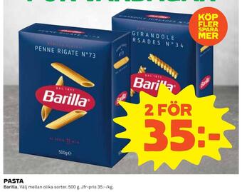 Coop Daglivs Pasta erbjuda