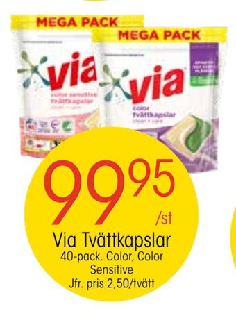EKO Via tvättkapslar erbjuda