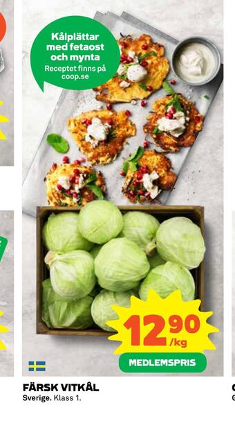 Coop Daglivs Färsk vitkål erbjuda