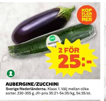 Aubergine/zucchini
