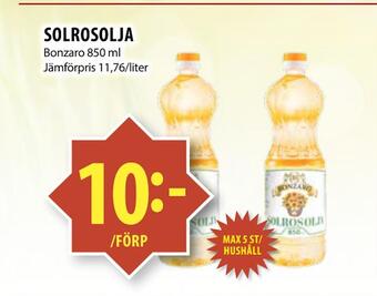 Matvärlden Tensta Solrosolja erbjuda