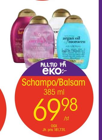 EKO Schampo/balsam erbjuda