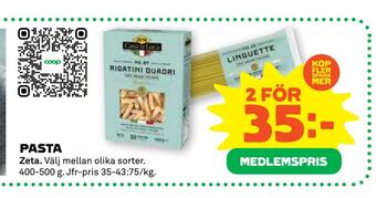 Stora Coop Pasta erbjuda