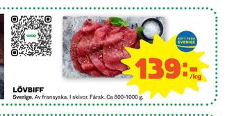 Stora Coop Lövbiff erbjuda
