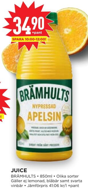 Willys Hemma Juice erbjuda