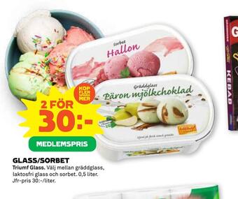 Stora Coop Glass/sorbet erbjuda