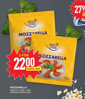 Willys Hemma Mozzarella erbjuda