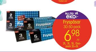 EKO Fryspåsar erbjuda