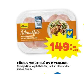 Coop Forum Färsk minutfilé av kyckling erbjuda