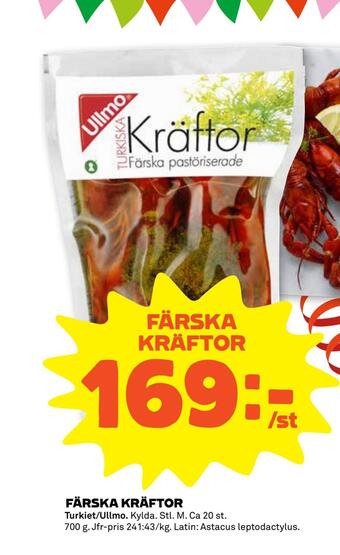 Stora Coop Färska kräftor erbjuda