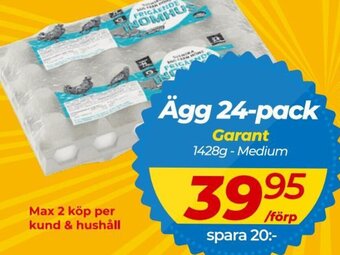 Matrix Butikerna Ägg 24-pack erbjuda
